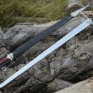 High Corban steel sword custom handmade with leather sheath, gift for him