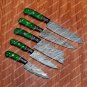New Custom Handmade HAND FORGED DAMASCUS STEEL CHEF KNIFE Set Kitchen Knives Set