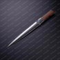 Custom Made Hand D2 steel Dagger with Beautiful Wood handle + leather sheath