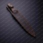 Custom Made Hand D2 steel Dagger with Beautiful Wood handle + leather sheath
