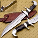 Custom Handmade Carbon Steel Blade Survival Bowie Knife | Hunting Knife Camping