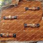 Custom Handmade Damascus Chef Set of 4 pcs Kitchen Knife, Knife Set with Leather