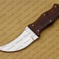 Custom Handmade Carbon Steel Blade Razor Sharp Hunting Knife - Rose Wood Handle