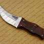 Custom Handmade Carbon Steel Blade Razor Sharp Hunting Knife - Rose Wood Handle
