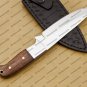 Custom Handmade Hand Forged Damascus Steel Hunting knife survival Machete knife