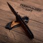 Fathers Day Gift For Dad, First Father's Day Gift, Engraved Pocket Knife+ sheath