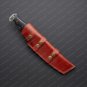 Damascus steel Tracker with Beautiful Micarta handle included leather sheath