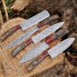 Custom 5 Pieces Handmade J2 Steel Chef Set - 5 Piece Kitchen Knives Set