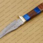 cobra KNIFE 9 Fixed Blade Hunting Bowie Skinner Survival Handmade Damascus Steel