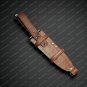 Handmade Damascus Dagger with Beautiful Micarta Handle with Leather Sheath