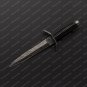 Custom Handmade Damascus steel Dagger with Beautiful handle With Leather sheath