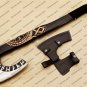 CUSTOM HAND FORGED CARBON STEEL VIKING,HATCHET, GIFT AXE, INTEGRAL SHEATH