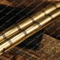 High Carbon Folding Butterfly Knife Stainless Brass World Class Knives with Leather Sheath