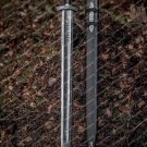 Hand Forged Damascus Steel Viking Sword Sharp Battle Ready Medieval Sword Gift For Him