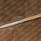 D2 Tool Steel Folding Butterfly Stainless Steel Bone Inserts Knives World Class Knives with Sheath