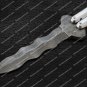 High Carbon Steel Folding Butterfly Brass with Stainless Steel with Bone, Rose Wood Inserts +Sheath