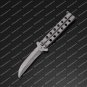 Lots of 4 High Carbon Folding Butterfly Trainer Practice Knife World Class Knives + Leather Sheath