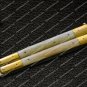 D2 Tool Steel Folding Butterfly Stainless Steel Brass with Bone Inserts World Class Knives + Sheath