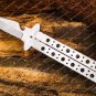 Adonis Set of 2, 12cm&acirc;��blade High Carbon Folding Butterfly Knife World Class Knives with Sheath