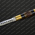 D2 Tool Steel Folding Butterfly Stainless Steel Brass with Bone with Rose Wood Inserts with Sheath