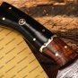 8 Inches Damascus Knife Damascus Fish Fillet Knife Chef&acirc;��s Knives Ergonomic Handle + Leather Sheath