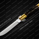 44c Original Folding Butterfly Knife Stainless Steel Brass + Visayan Philippine Deer Horn Inserts