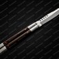 44c Original Folding Butterfly Knife Stainless with Kamagong Wood Inserts with Leather Sheath
