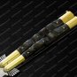 Vg10 Original Folding Butterfly Knife Brass with Carabao Horn Inserts with Sheath