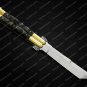 Vg10 Original Folding Butterfly Knife Brass with Carabao Horn Inserts with Sheath