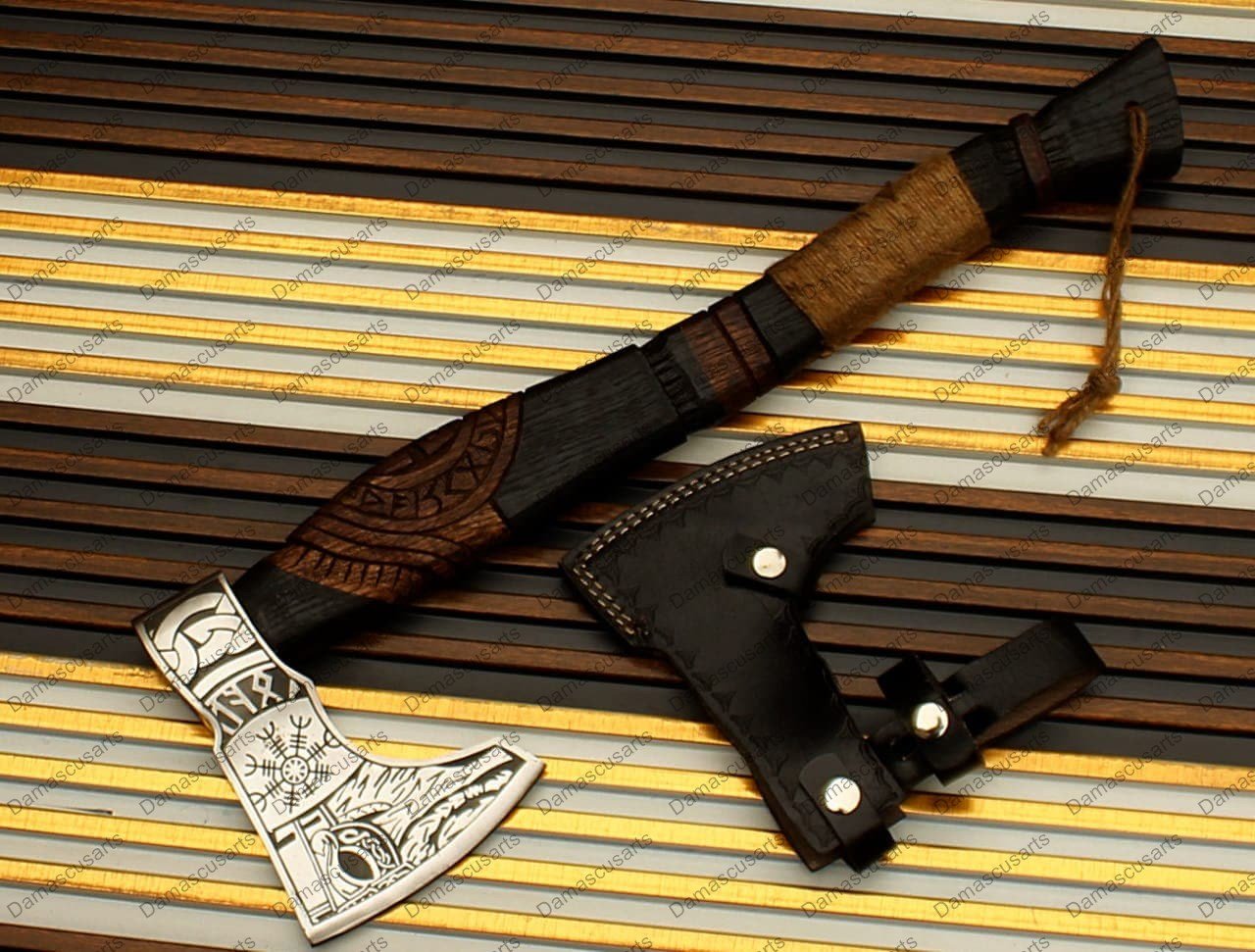 Viking Axe High carbon steel SHINY CRAFTS |Beautiful custom handmade viking Axe