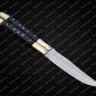 D2 Tool Steel Original Folding Butterfly Knife Brass with Kamagong Wood Inserts +cover