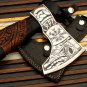 Viking Axe High Carbon Steel Shiny Crafts Beautiful Custom Handmade Viking Axe with Leather Sheath