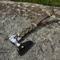 Hand Forged Handmade Carbon Steel Bearded Viking Axes Outdoor Camping Axe Gifts