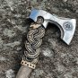 Hand Forged Handmade Carbon Steel Bearded Viking Axes Outdoor Camping Axe Gifts