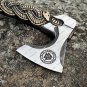 Hand Forged Handmade Carbon Steel Bearded Viking Axes Outdoor Camping Axe Gifts