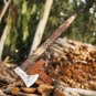Handmade RAGNAR Viking Forged Axe, Personalized Hatchet, Bearded Battle Axe