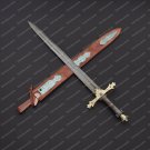 Custom HAND Forged Damascus Steel Viking Sword, Best Quality, Battle Ready Sword