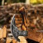 HandMade Pizza Axe, Pizza Slicer Hand forged Viking Pizza Cutter, Viking Bearded