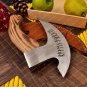 Carbon Steel Etched Pizza Cutter Axe &acirc;�� Stylish Pizza Axe with Sheath