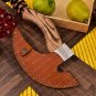 Carbon Steel Etched Pizza Cutter Axe &acirc;�� Stylish Pizza Axe with Sheath