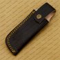 D2 Tool Steel Folding Butterfly Knife Stainless Steel World Class Knives with Leather Sheath