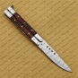 44c Original Folding Butterfly Knife Stainless Steel with Kamagong Wood Inserts with Sheath