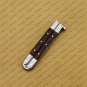 44c Original Folding Butterfly Knife Stainless Steel with Kamagong Wood Inserts with Sheath