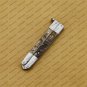 D2 Tool Steel Folding Butterfly Knife Stainless Steel Bone Insert World Class Knives +Leather Sheath