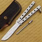 Adonis blade High Carbon Folding Butterfly Knife World Class Knives with Sheath