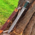31' Inches Exclusive Legendary Damascus Steel Sword Dagger Gladius Viking Sword