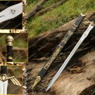 Zelda Sword Hand Forged Steel Sword Replica With Leather Scabbard & Wall Mount