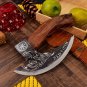 Carbon Steel Etched Pizza Cutter Axe Black- Stylish Pizza Axe