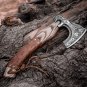 Small Forged Carbon Steel Axe with Ash Wood Shaft - Viking Axe