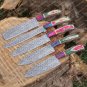 5 Pieces Handmade J2 Steel Chef Set - 5 Piece Kitchen Knives Set